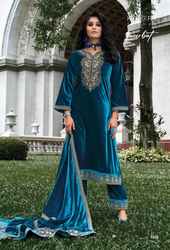 Qurbat By Kilory Winter Wear Designer Velvet Salwar Kameez Wholesale Price In Surat
